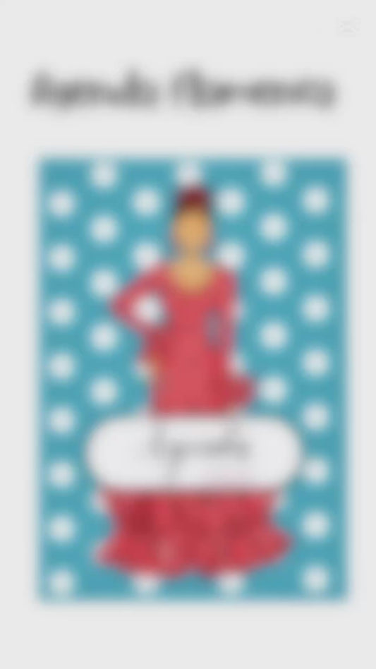 Agenda Flamenca 2026 “Paloma” – 2 Días por Página – Ilustraciones Flamencas – Eventos Flamencos del Año – Diseño illustrArte