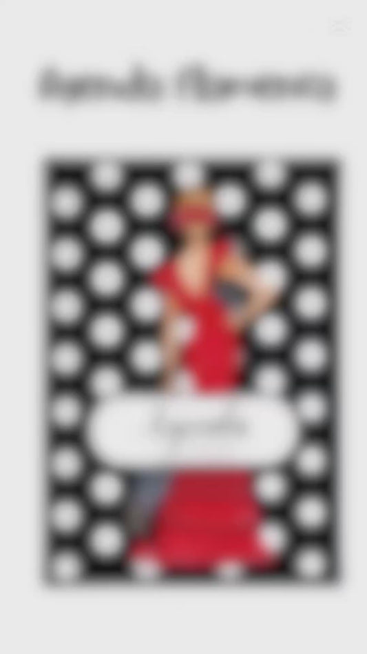 Agenda Flamenca 2026 “Manuela roja” – 2 Días por Página – Ilustraciones Flamencas – Eventos Flamencos del Año – Diseño illustrArte