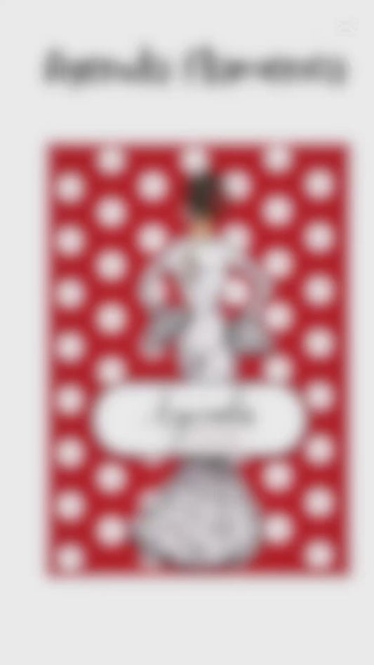 Agenda Flamenca 2026 “Maria blanco fondo rojo” – 2 Días por Página – Ilustraciones Flamencas – Eventos Flamencos del Año – Diseño illustrArte (Copy)