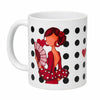 Taza de cerámica illustrArte 350 ml – diseño flamenca Pepa