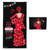 Pack Regalo Flamenco – Toalla de Microfibra 80 x 155 cm + Neceser Granada 22 x 17 cm