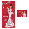Pack Regalo Flamenco – Toalla de Microfibra 80 x 155 cm + Neceser Granada 22 x 17 cm